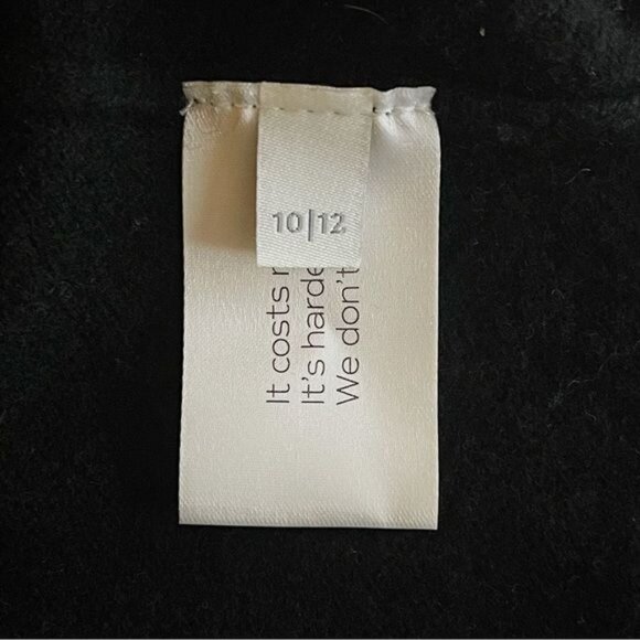 EVERYBODY & EVERYONE wool and cashmere blend black crew neck sweater 12 - Picture 7 of 8